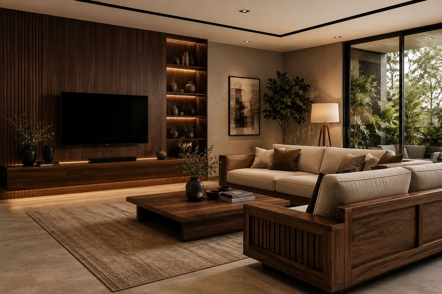 Luxury custom furniture interior