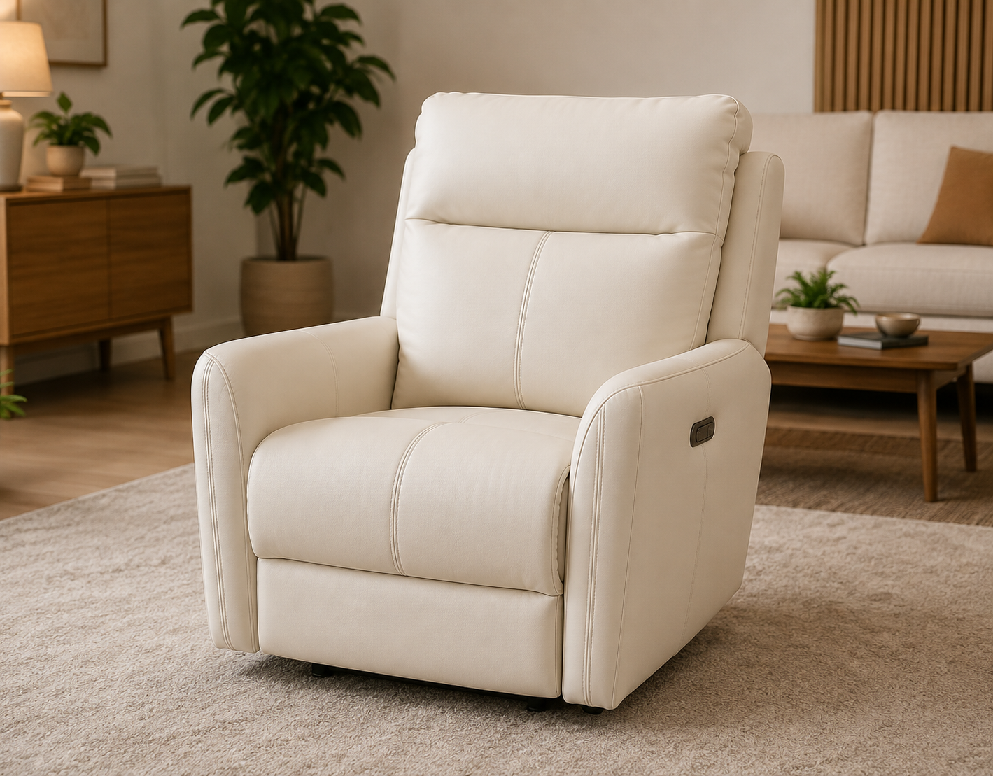 Walnut Comfort Sofa